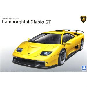 1/24 Lamborghini Diablo Gt Maketi, Aoshima Model 01050