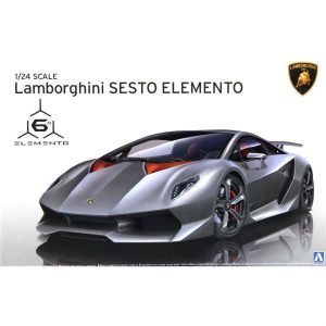 1/24 Lamborghini Sesto Elemento Maketi, Aoshima Model 01073