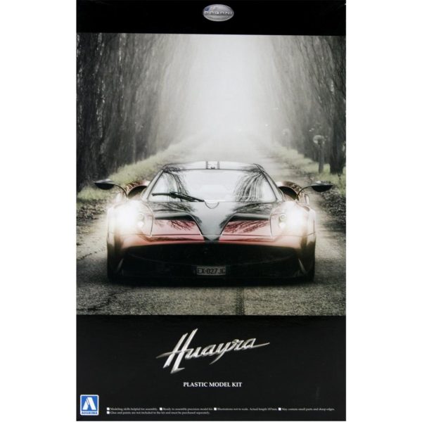 1/24 Pagani Huayra Overseas Edition Maketi, Aoshima Model 01091