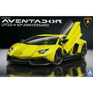 1/24 Lamborghini Aventador Lp720-4 Maketi, Aoshima Model 01152