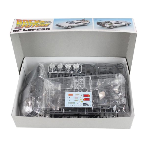 1/24 Back To The Future Derolean From Part I Maketi, Aoshima Model 01185 - Görsel 2