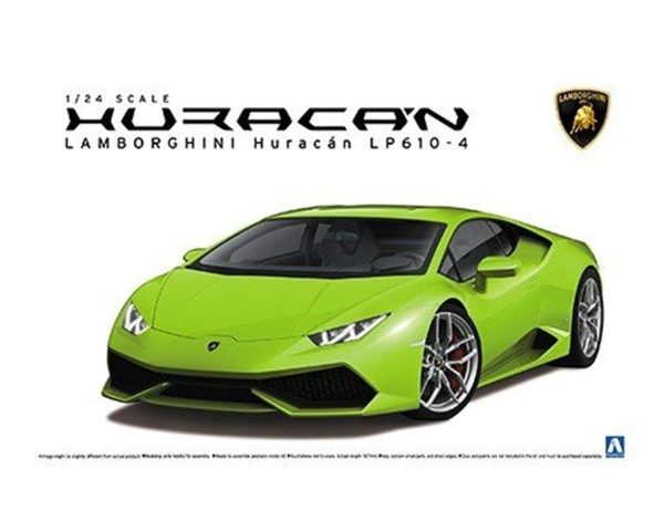 1/24 Lamborghini Huracan LP610-4 Overseas Ed Maketi, Aoshima Model 01382
