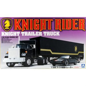 1/28 Knight Rider Trailer Truck Maketi, Aoshima Model 03066