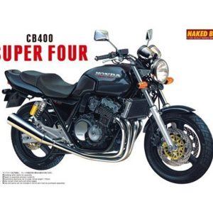 1/12 Honda Cb400Sf Black Maketi, Aoshima Model 04215