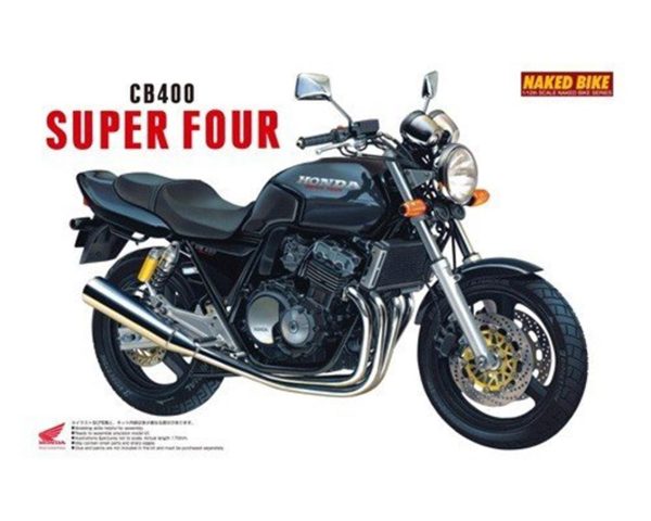 1/12 Honda Cb400Sf Black Maketi, Aoshima Model 04215