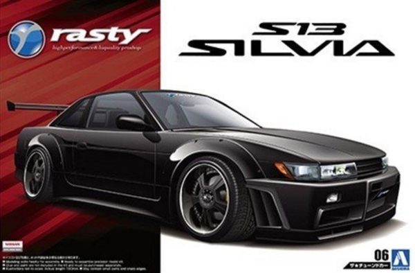1/24 Rasty Ps13 Silvia Nissan Maketi, Aoshima Model 05098