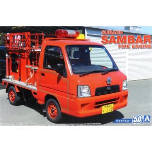 1/24 Subaru Tt2 Sambar The Fire Engine 08 Maketi, Aoshima Model 05142