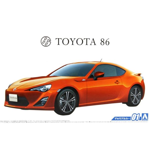 1/24 Toyota Zn6 Toyota86 12 Maketi, Aoshima Model 05152