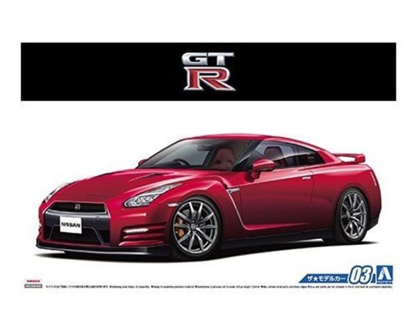 1/24 Nissan R35 Gt-R Pure Edition 14 Maketi, Aoshima Model 05154