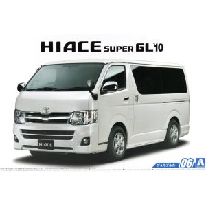 1/24 Toyota Trh200V Hiace Super Gl10 Maketi, Aoshima Model 05157