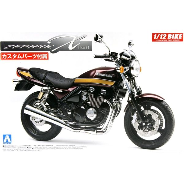 1/12 Kawasaki Zephyrx With Custom Maketi, Aoshima Model 05168
