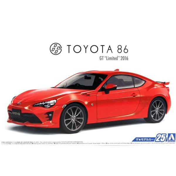 1/24 Toyota Zn6 Toyota86 16 Maketi, Aoshima Model 05180