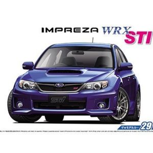 1/24 Subaru Grb Impreza Wrx Sti 10 Maketi, Aoshima Model 05235