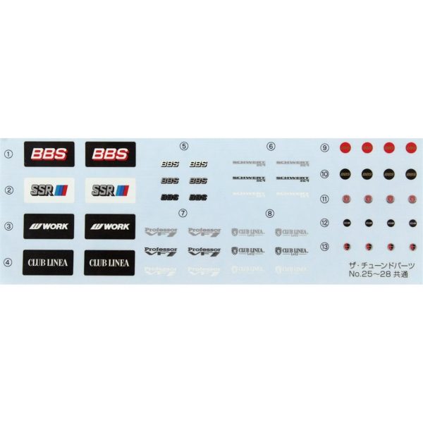 1/24 Work Schwert Sc4 20İnch Maketi, Aoshima Model 05276 - Görsel 3
