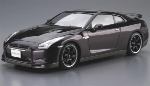 1/24 Nissan R35 Gt-R Spec-V 09 Maketi, Aoshima Model 05317 - Görsel 2
