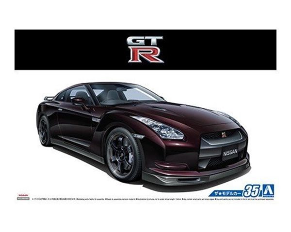 1/24 Nissan R35 Gt-R Spec-V 09 Maketi, Aoshima Model 05317