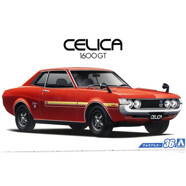 1/24 Toyota Ta22 Celica 1600Gt 72 Maketi, Aoshima Model 05318