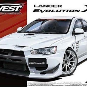 1/24 C-West Cz4A Lancer Evolution X 07 Mitsu Maketi, Aoshima Model 05320