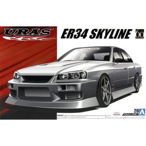1/24 Uras Er34 Skyline 25Gt-T 01 Nissan Maketi, Aoshima Model 05321