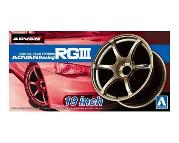 1/24 1/24 Advan Racing Rg3 19İnch Maketi, Aoshima Model 05329