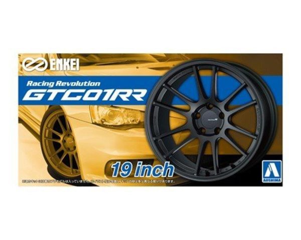 1/24 1/24 Enkei Gtc01Rr 19İnch Maketi, Aoshima Model 05331