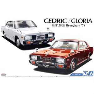 1/24 Nissan P332 Cedric/Gloria 4Ht280E Broug Maketi, Aoshima Model 05353