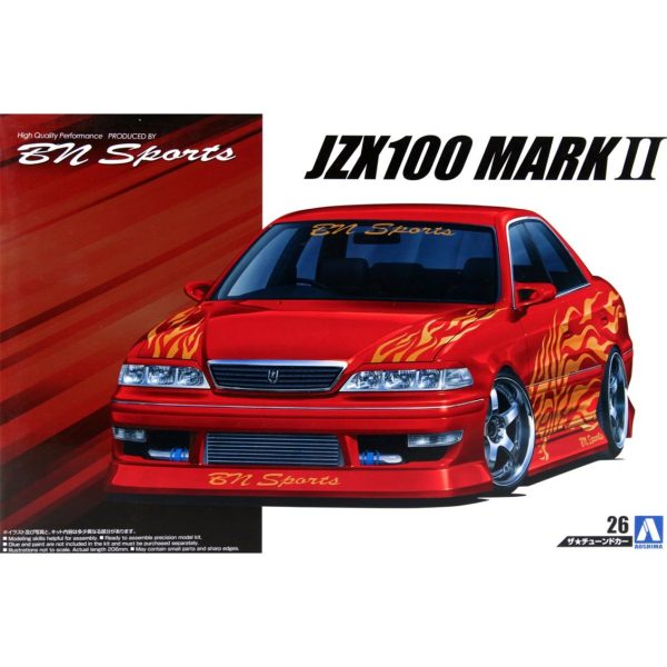 1/24 Bn Sports Jzx100Mark Ii Tourer V 98 Toy Maketi, Aoshima Model 05357