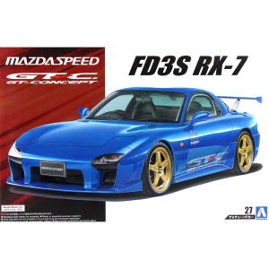 1/24 Mazda Speed Fd3S Rx-7 A-Spec Gt-C 99 Maketi, Aoshima Model 05358