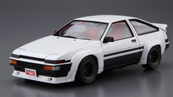 1/24 Trd Ae86Trueno N2 85 Toyota Maketi, Aoshima Model 05360 - Görsel 3