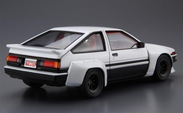 1/24 Trd Ae86Trueno N2 85 Toyota Maketi, Aoshima Model 05360 - Görsel 6