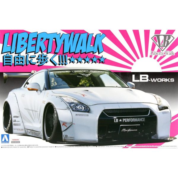 1/24 Lb Works R35 Gtr Ver 2 Maketi, Aoshima Model 05403