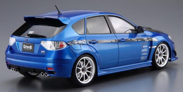 1/24 İngs Grb Impreza Wrx Sti 07 Maketi, Aoshima Model 05423 - Görsel 3
