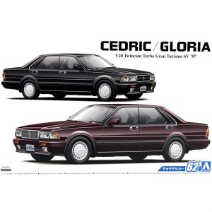 1/24 Nissan Y31 Cedric/Gloria V20T wincam Tur Maketi, Aoshima Model 05483