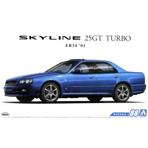 1/24 Nissan Er34 Skyline 25Gt Turbo Maketi, Aoshima Model 05533