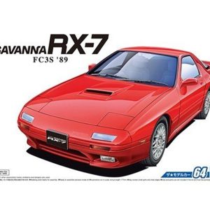 1/24 Mazda Fc3S Savanna Rx-7 89 Maketi, Aoshima Model 05549