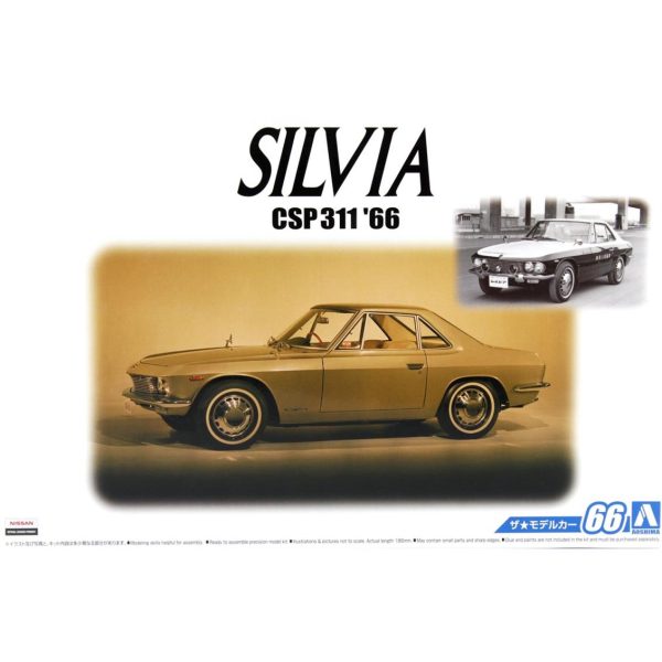 1/24 Nissan Csp311 Silvia 66 Maketi, Aoshima Model 05550