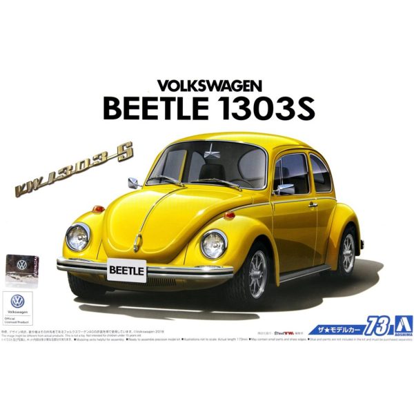 1/24 Volkswagen 13Ad Beetle 1303S Maketi, Aoshima Model 05552
