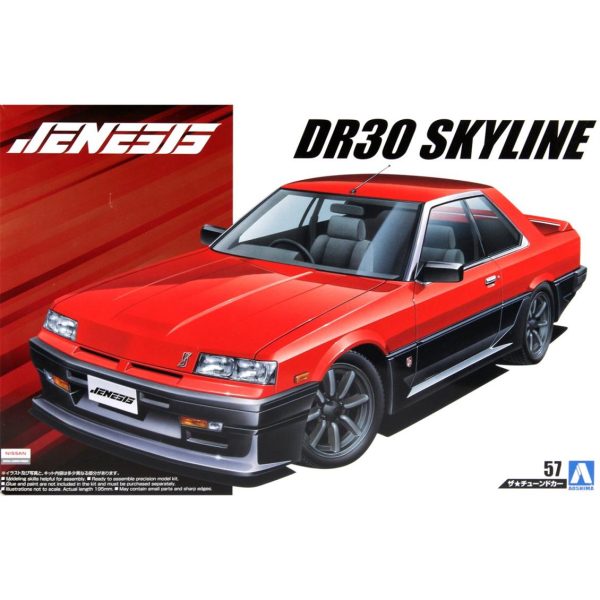 1/24 Jenesis Auto Dr30 Skyline '84 Maketi, Aoshima Model 05579
