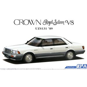 1/24 Toyota Uzs131 Crown Royalsaloon G '89 Maketi, Aoshima Model 05595