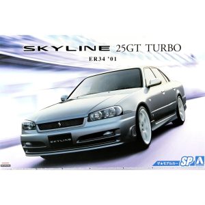 1/24 Nissan Er34 Skyline 25Gt Turbo '01 Maketi, Aoshima Model 05596