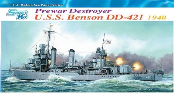 1/350 Uss Benson Dd-421 1940, Dragon 1034