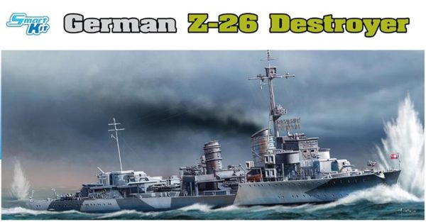 1/350 German Z 26 Destroyer, Dragon 1064