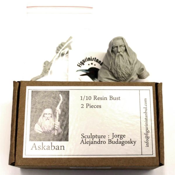 1/10 Askaban Resin Büst-2 Parça - Görsel 3