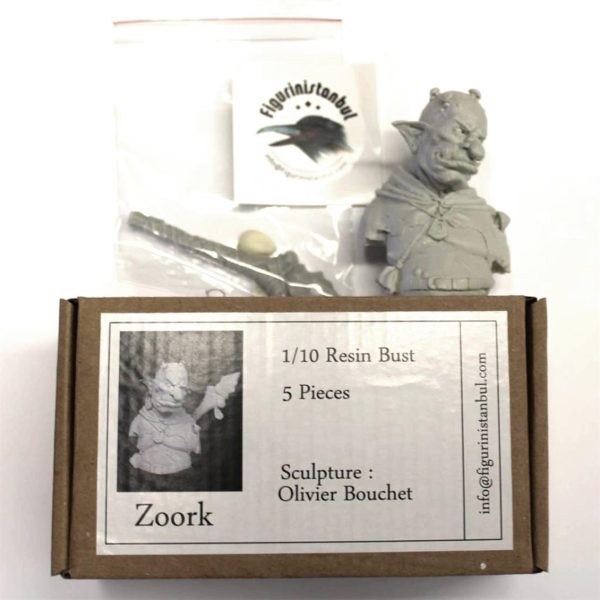 1/10 Zoork Resin Büst-5 Parça - Görsel 3