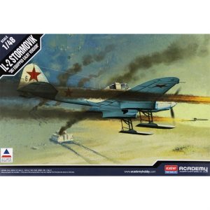 1/48 IL-2 Stormovik W/SKIS Maketi, Academy 12286