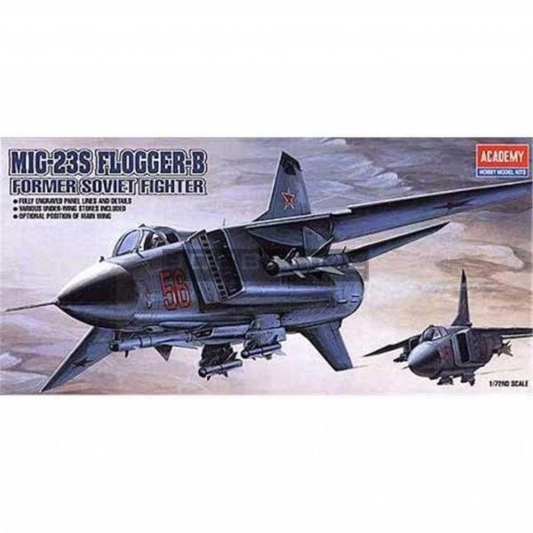 1/72 MIG-23S Flogger B Uçak Maketi, Academy 12445