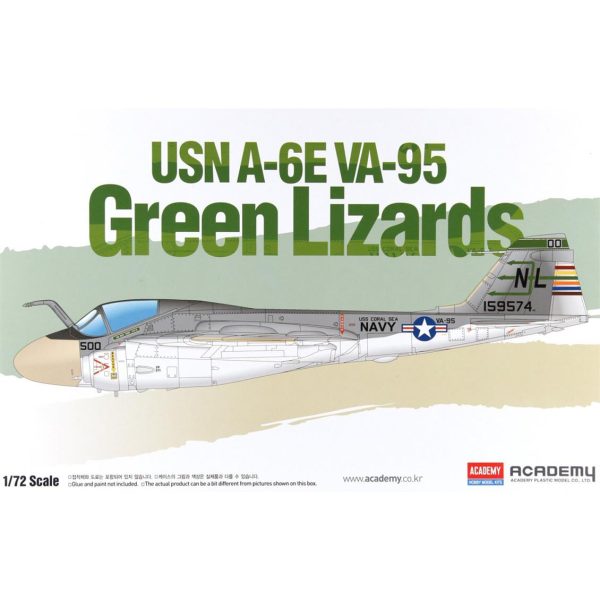 1/72 A-6E Green Lizards Uçak Maketi, Academy 12543