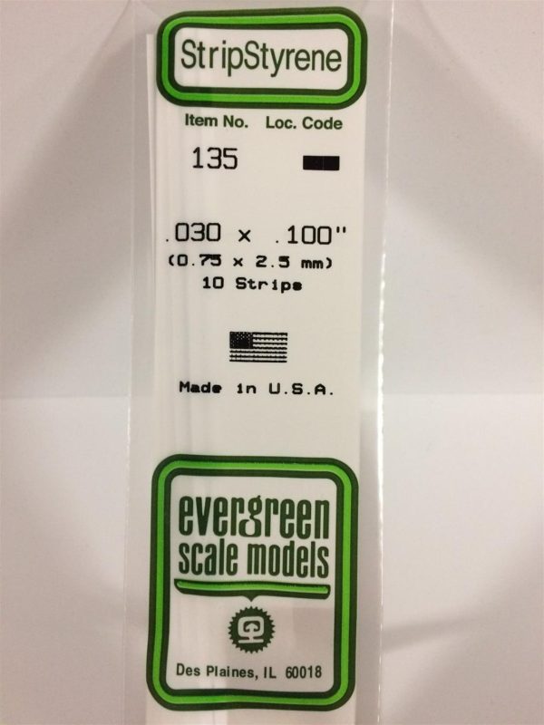 0 75*2 50*355 Mm Köşeli Çubuk-10 Adet -Beyaz, Evergreen 135