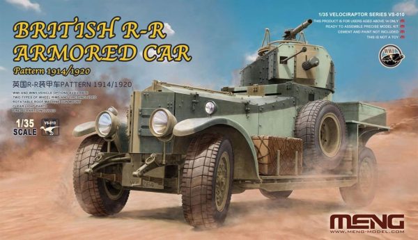 1/35 İngiliz RR Zırhlı Araç (1914-1920) Maketi, Meng VS010