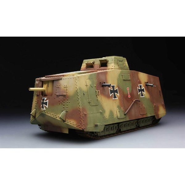 1/35 Alman A7V Krupp Tank Maketi, Meng TS017 - Görsel 3